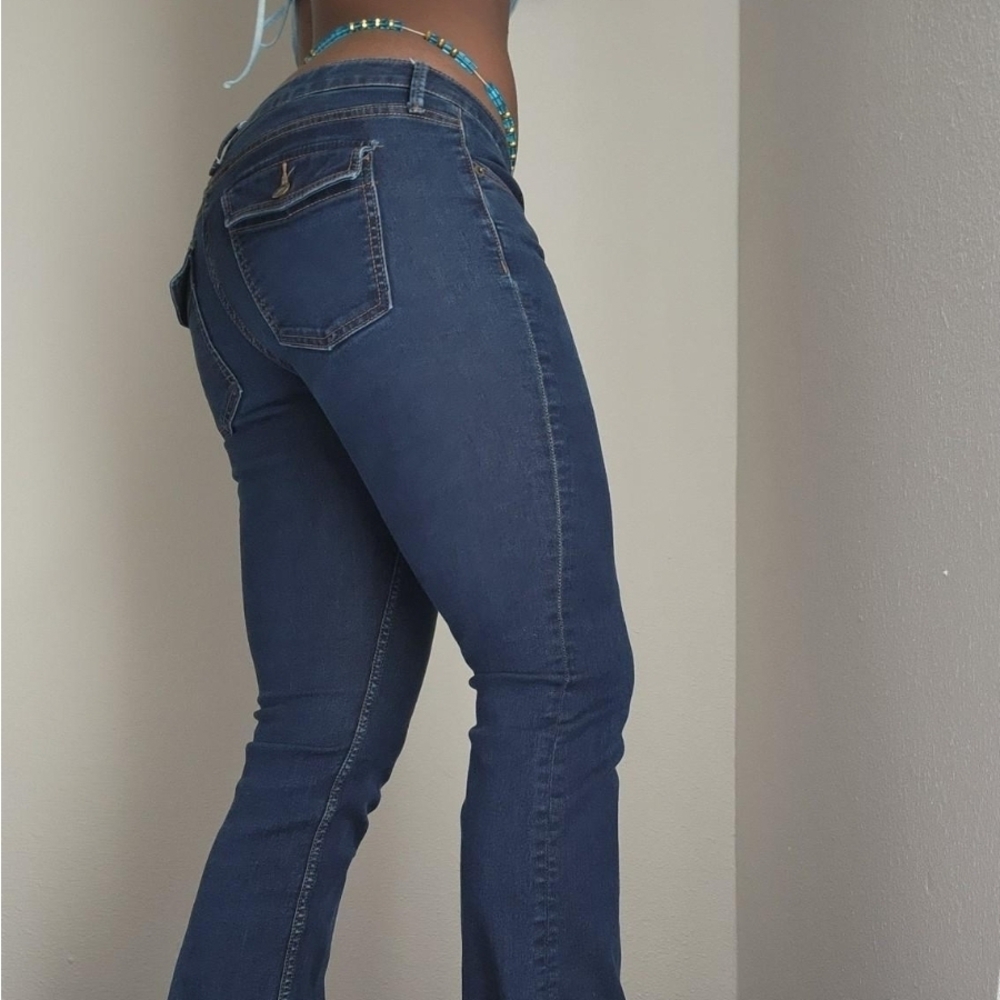 Banana Republic Women's Dark Blue Bootcut Jeans